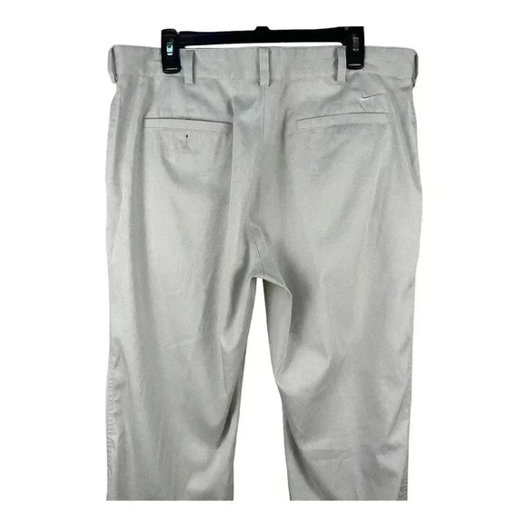 NIKE DRI FIT WHITE STRAIGHT LEG GOLF PANTS 36x32 - Picture 6 of 10